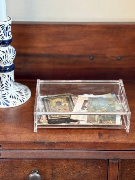 Acrylic Holy Card Catchall