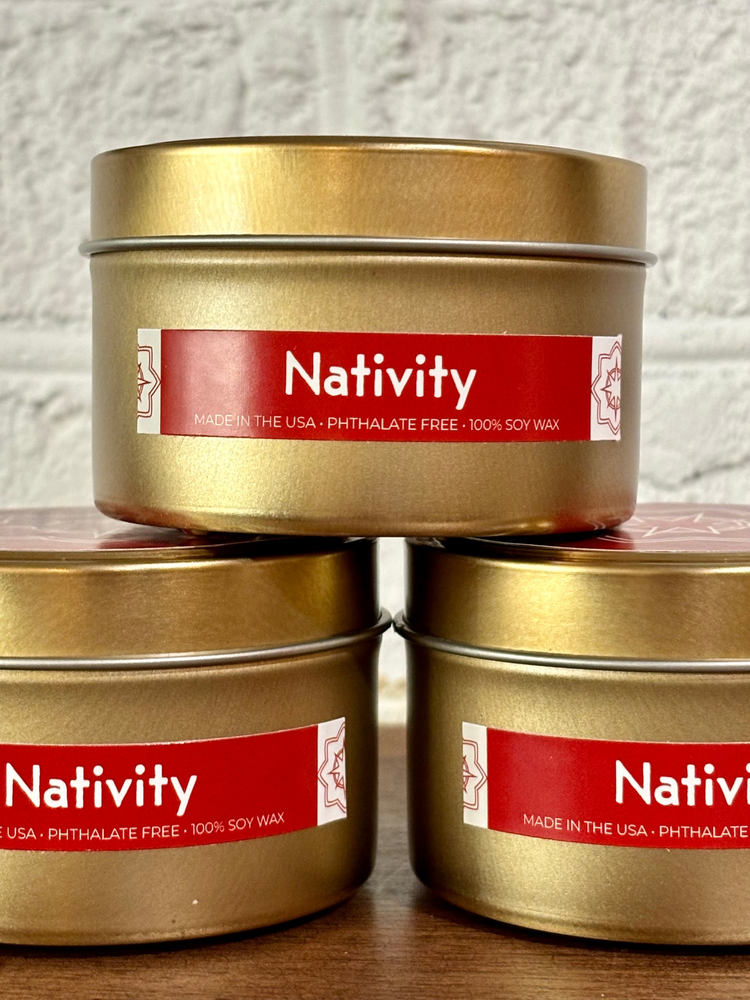 Nativity Travel Candles - Set of 3