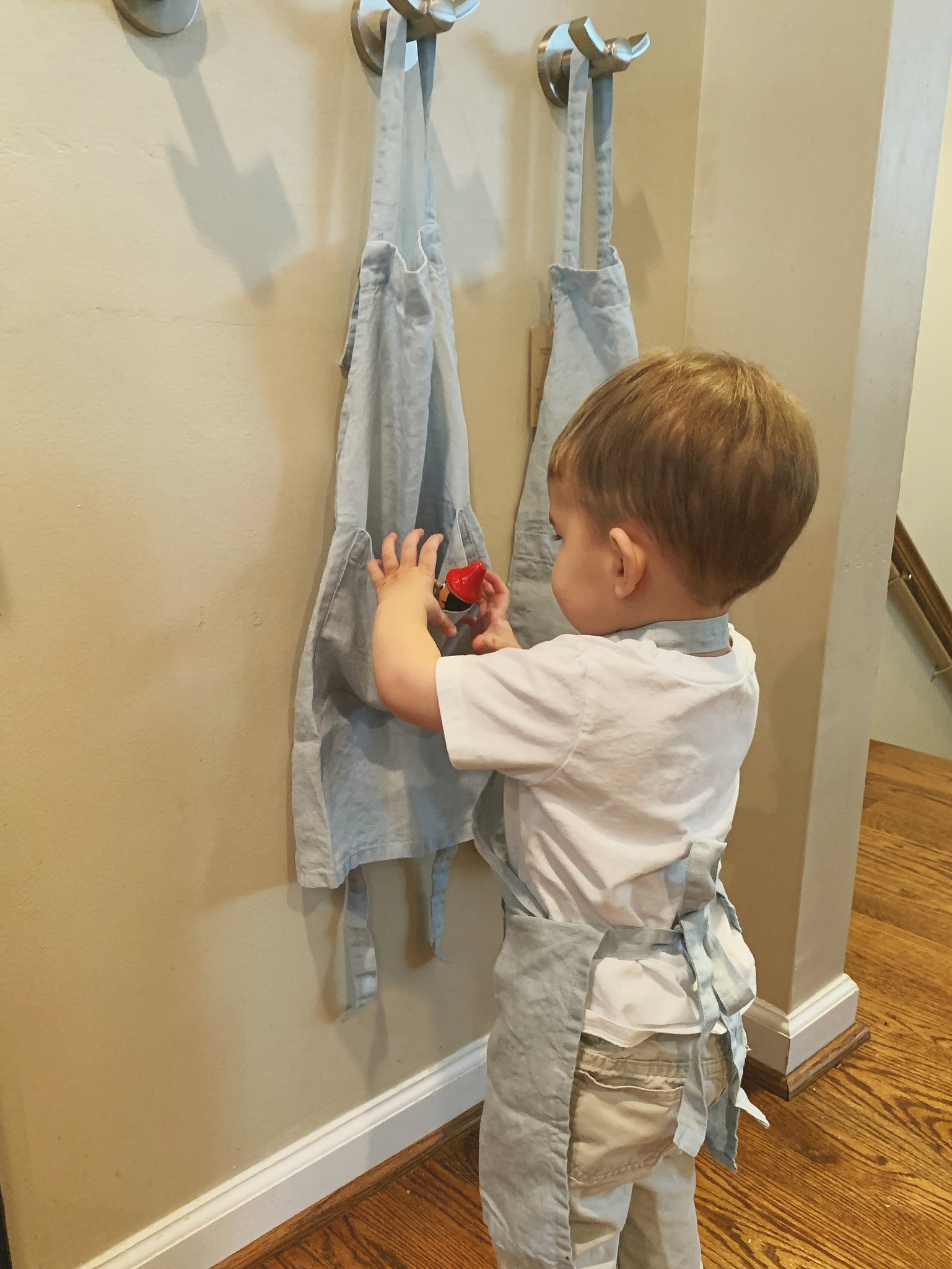 Children's Linen Apron