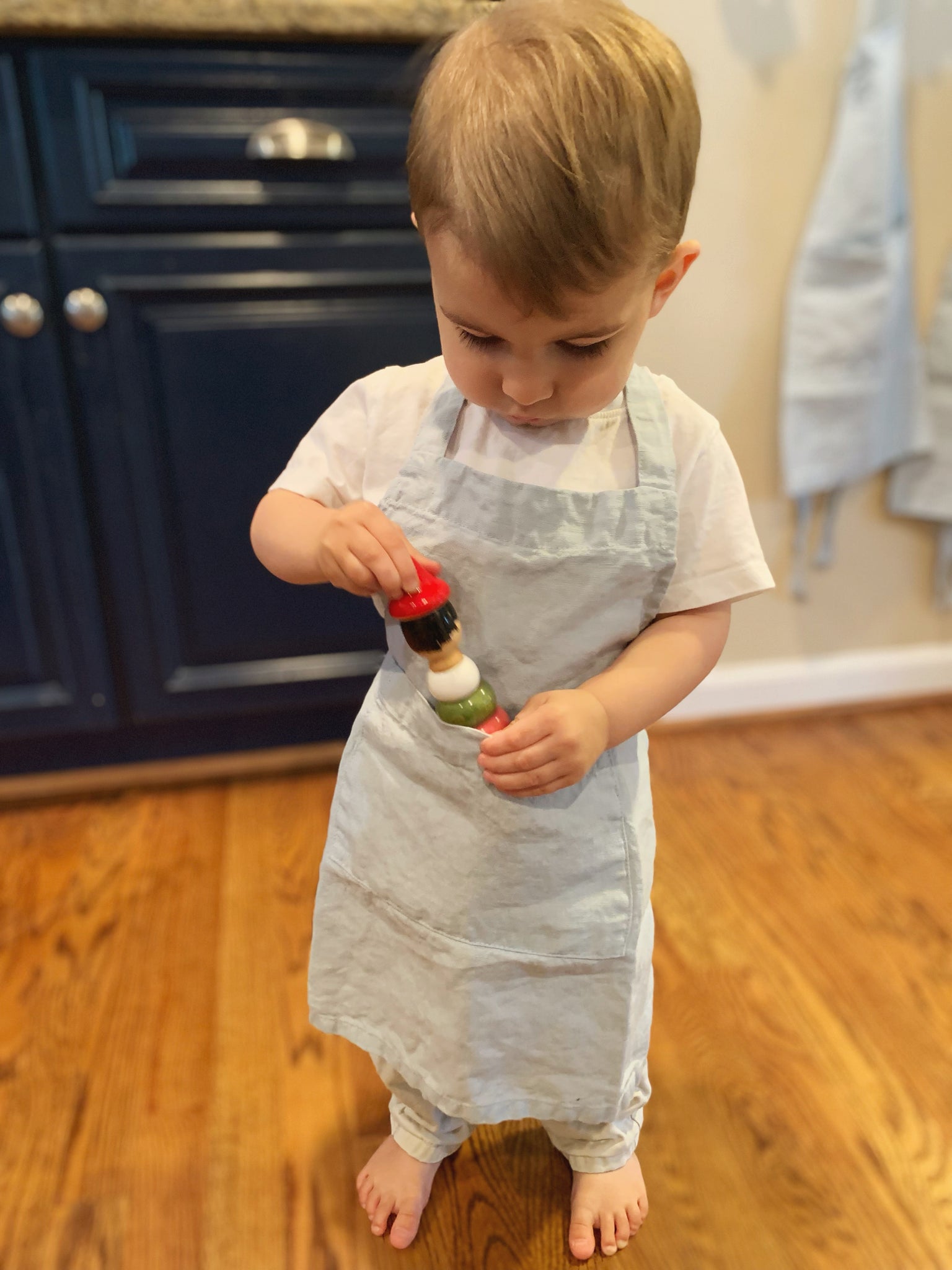 Children's Linen Apron