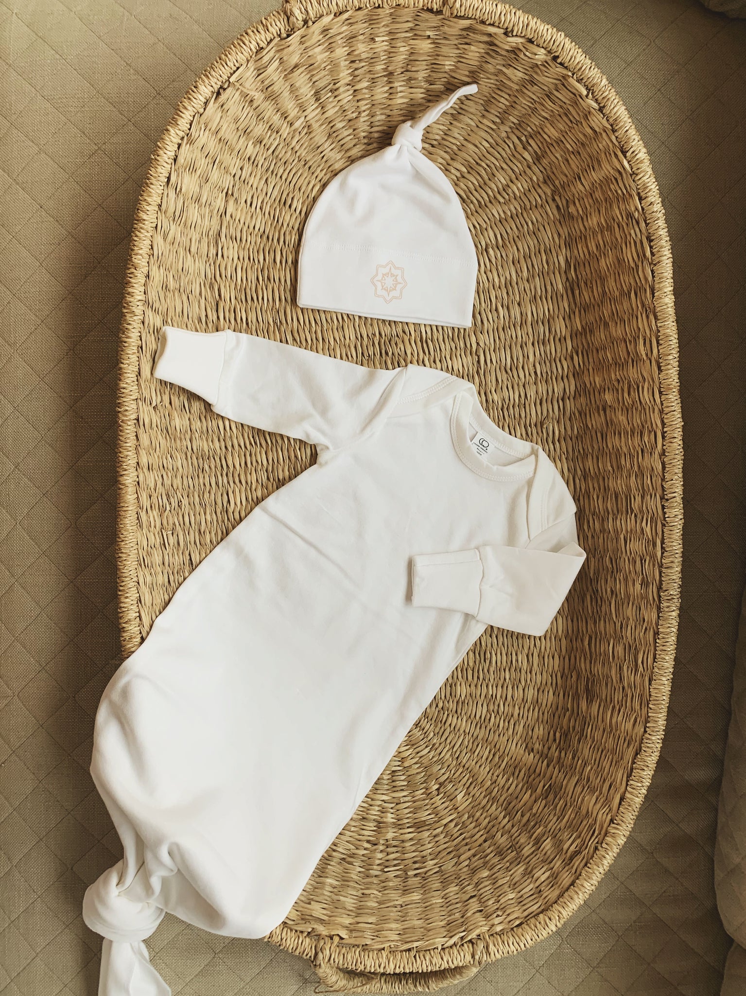 Organic Baby Sleepers + Hats